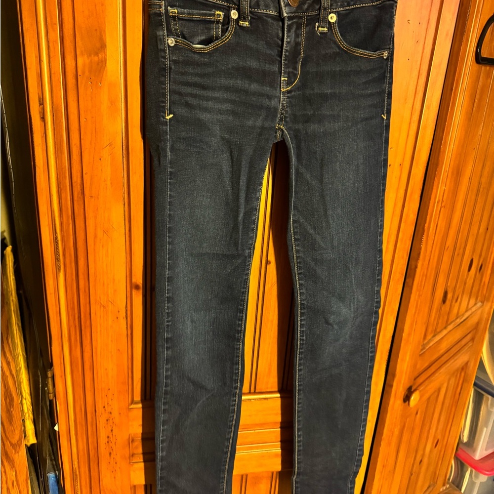 American Eagle Outfitters Dark Blue Skinny Jeans